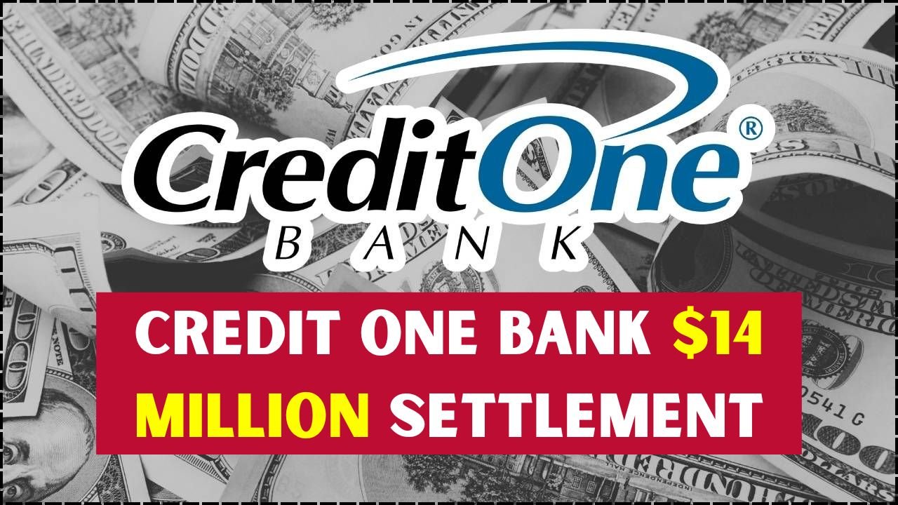Credit one bank settlement